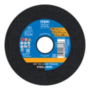 PFERD TOOLS Disque de coupe EHT 115-1,0 PSF STEELOX inox droit