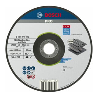 Disque à tronçonner Standard for Inox Bosch