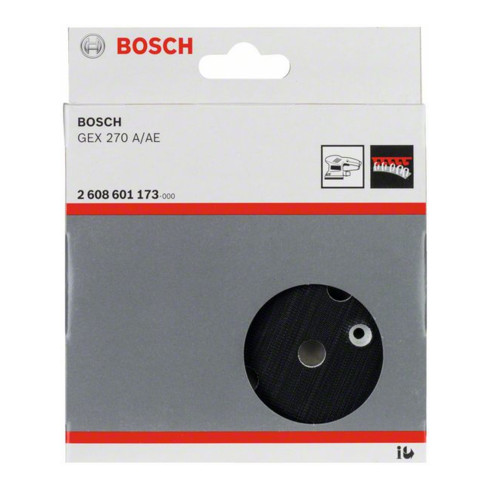 Plateau de ponçage Bosch moyennement dur 125 mm pour GEX 270 A , GEX 270 AE