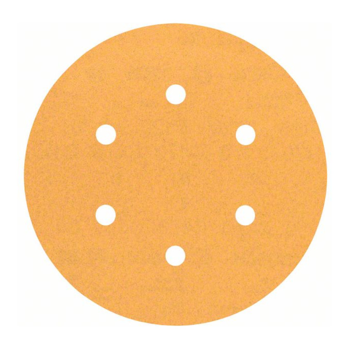 Bosch feuille abrasive C470, 6 trous, Velcro, 150 mm, 120