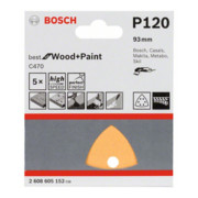Feuille abrasive Bosch C470 93 x 93-2