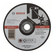 Disque abrasif coudé Bosch Expert pour Inox AS 30 S INOX BF 180 mm 22,23 mm 6 mm