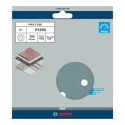 Feuille abrasive Bosch F355, 6 trous, velcro 6 mm 150 mm-2