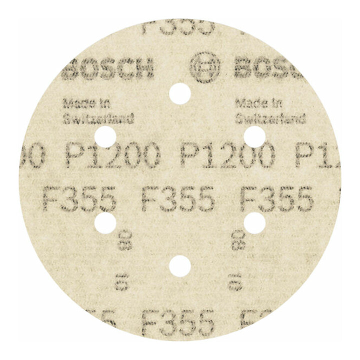Disque abrasif F355, pack de 5 150 mm, 1200