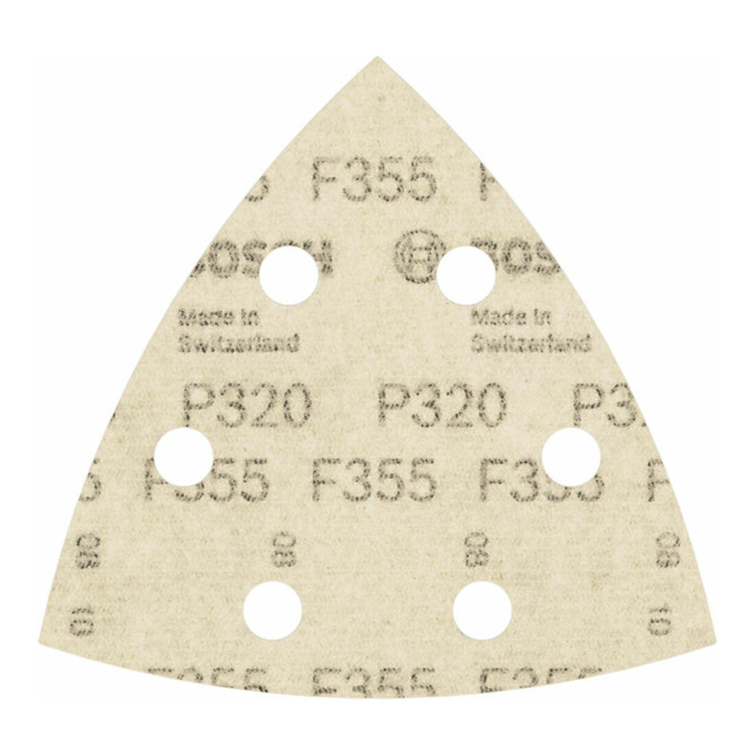 Feuille abrasive Bosch F355 pour ponceuses delta et multicoupeuses
