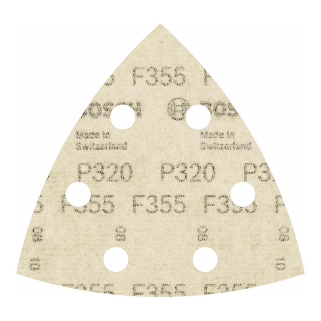 Feuille abrasive Bosch F355 pour ponceuses delta et multicoupeuses