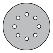 Klingspor PS 18 EK Disques auto-agrippants, forme de trou GLS5-4