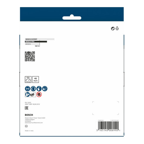 Disque abrasif pour ponceuses doubles Bosch, grain 24