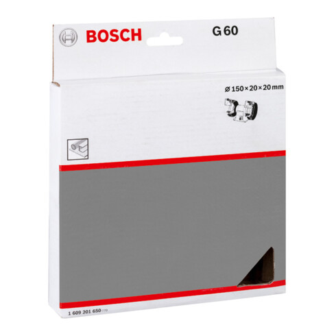 Disque abrasif pour ponceuses doubles Bosch, grain 60