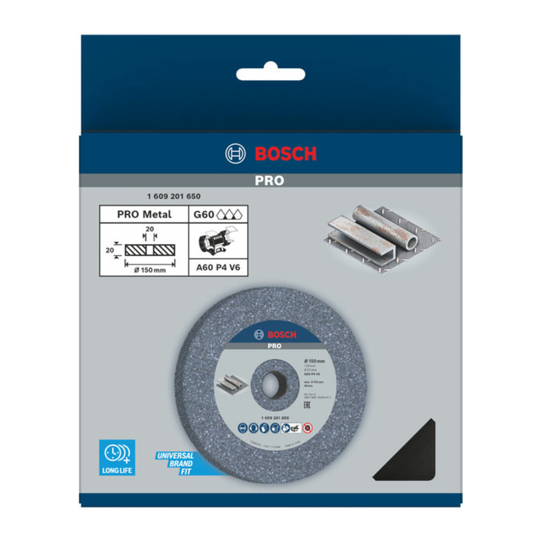 Disque abrasif pour ponceuses doubles Bosch, grain 60