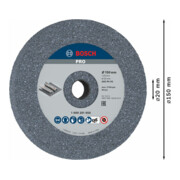 Disque abrasif pour ponceuses doubles Bosch, grain 60-5