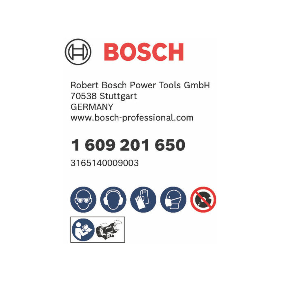 Disque abrasif pour ponceuses doubles Bosch, grain 60