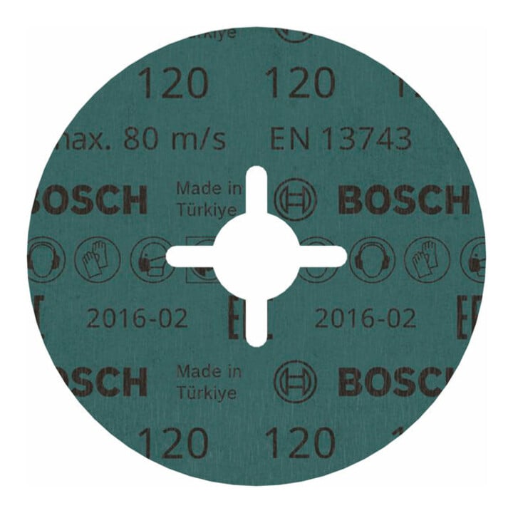Disque abrasif sur fibres R574, Best for Metal D = 115 mm ; G = 120