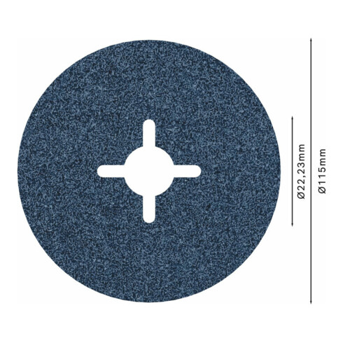Disque en fibre Bosch R574 Best for Metal zirconia alumina