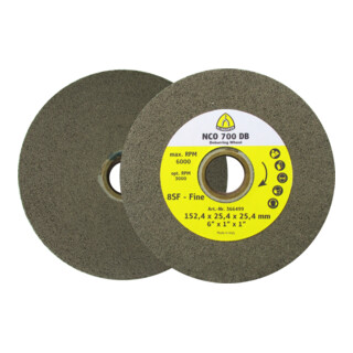 Disque compact 9 SF dur Klingspor NCO 700DB, 152,4 x 25,4 x 25,4 mm fin carbure de silicium