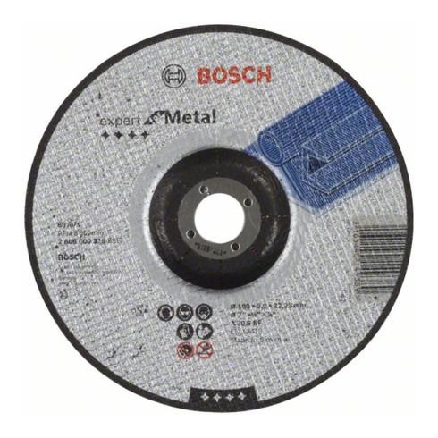Disque de coupe Bosch coudé Expert pour Métal A 30 S BF 180 mm 3 mm