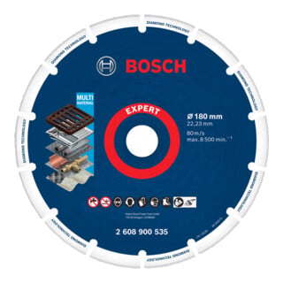 Disque de coupe Bosch Expert Diamond Metal Wheel, 180 x 22,23 mm