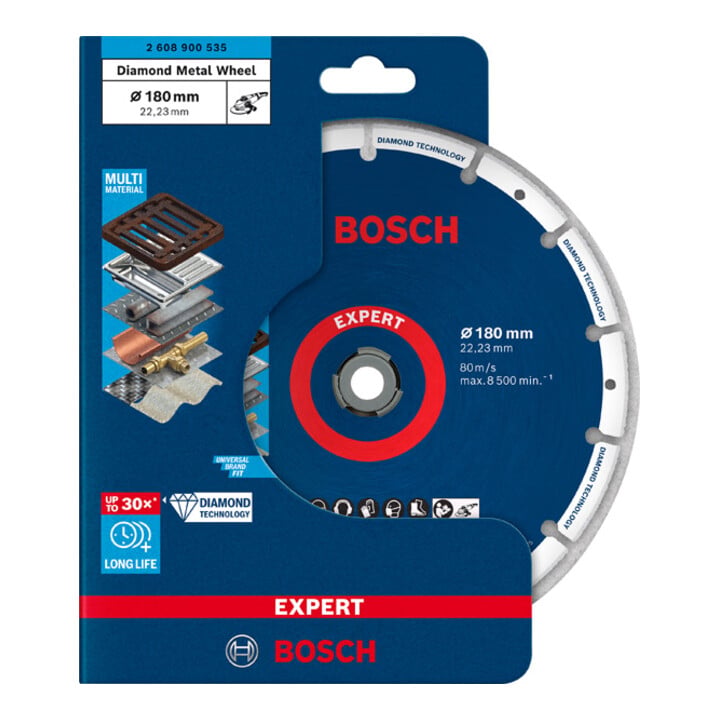 Disque de coupe Bosch Expert Diamond Metal Wheel, 180 x 22,23 mm