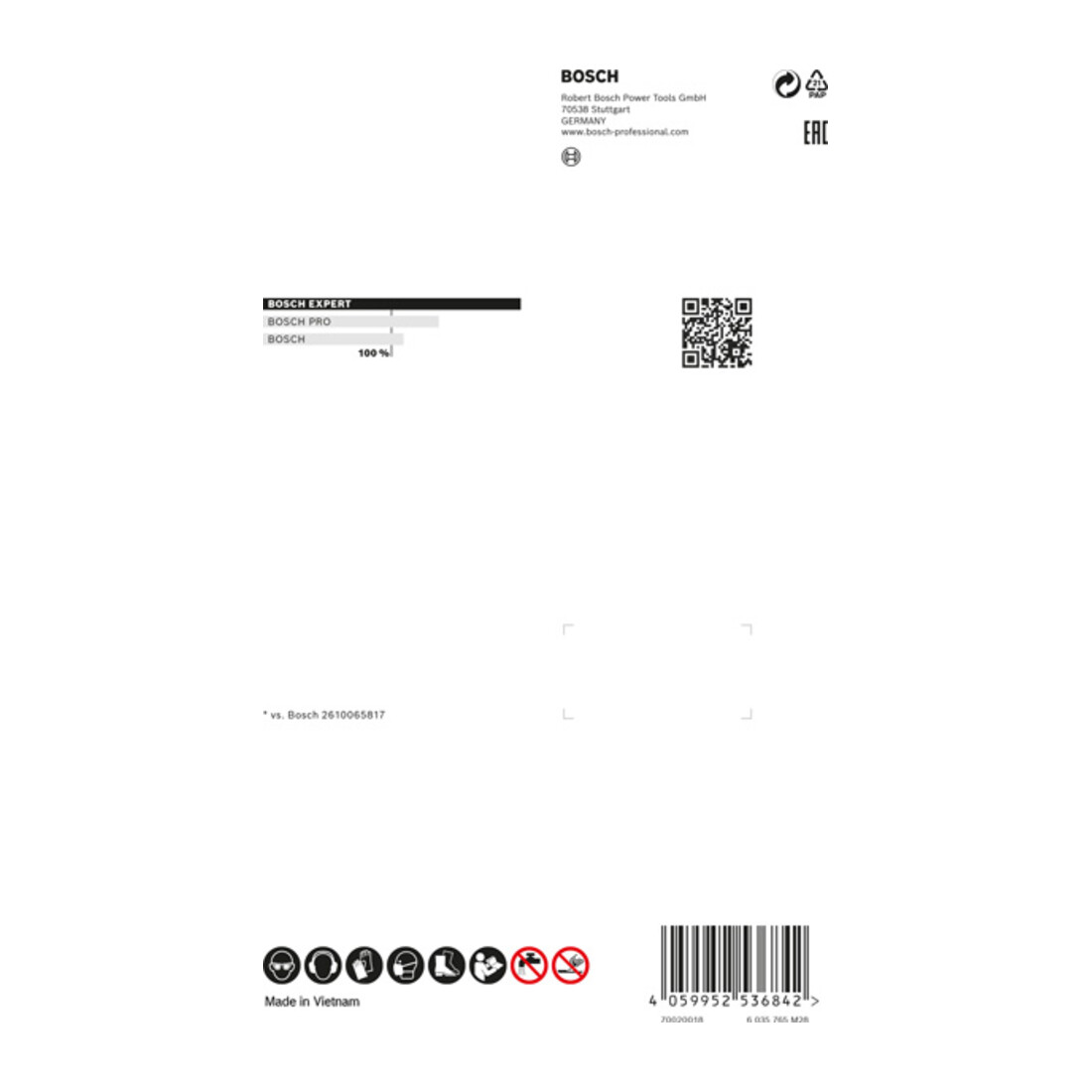 Disque de coupe Bosch Expert Diamond Metal Wheel, 180 x 22,23 mm