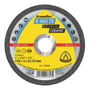 Disque à tronçonner Klingspor K 960 TX céramique droite-1