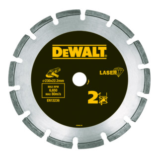 Disque de coupe diamant DeWalt LaserHP