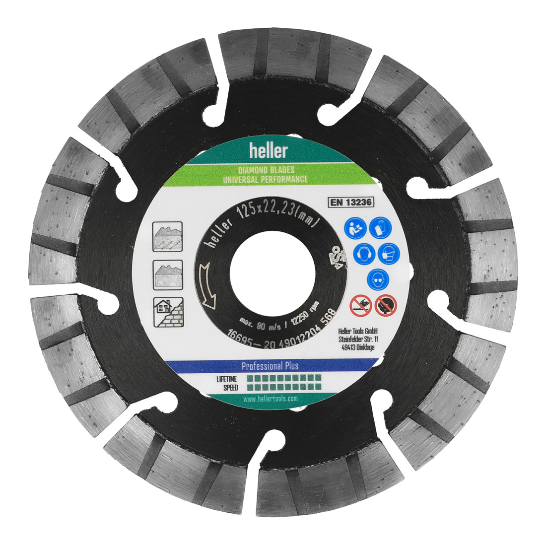 Disque de coupe diamanté Heller Tools Diamond Blade Universal Performance 400 x 20