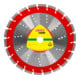 Disque de coupe diamanté Klingspor DT 900 BX 350 x 3 x 25,4 mm 22 segments 40 x 3 x 12 mm, denture standard-1