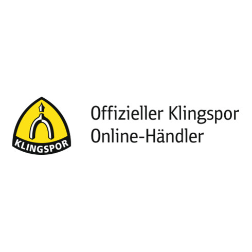 Disque de coupe Klingspor A 24 R100 x 2,5 x 16 mm coudé