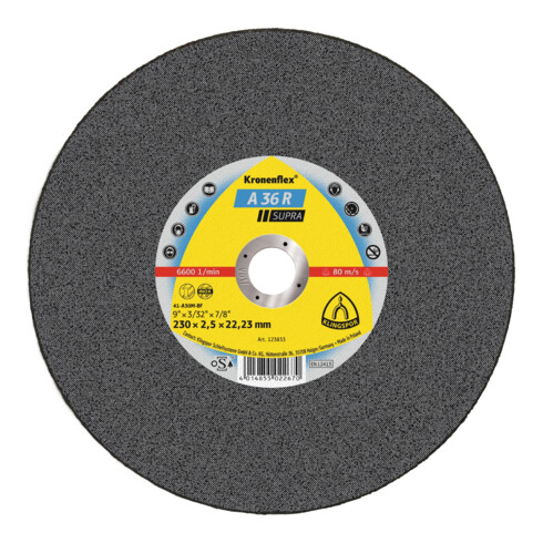Disque de coupe Klingspor A 36 R150 x 2 x 22,23 mm plat