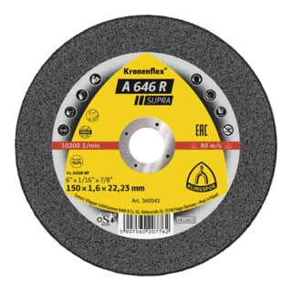 Klingspor A 646 R Disques à tronçonner
