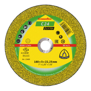 Roue à tronçonner Klingspor C 24 EX