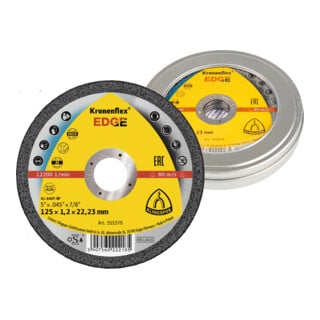 Klingspor EDGE Disques à tronçonner, droits