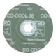 Disque de fibre COMBICLICK CO-COOL D. 125 mm granul. 36 INOX/aluminium grain cér-3