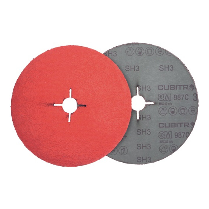 Disque de fibre 3M Cubitron II 987C grain céramique