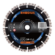 RHODIUS TOPline LD300 X-LOCK lame de coupe diamantée