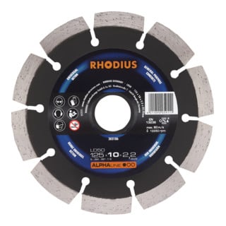 RHODIUS ALPHAline LD50 disque de coupe diamanté