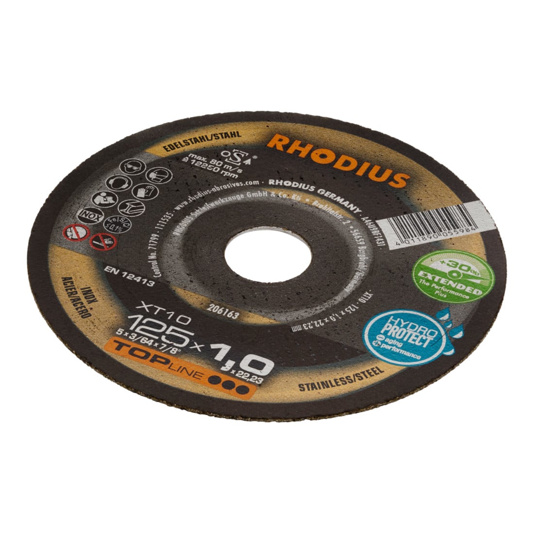 Disque de tronçonnage extra-fin Rhodius XT10