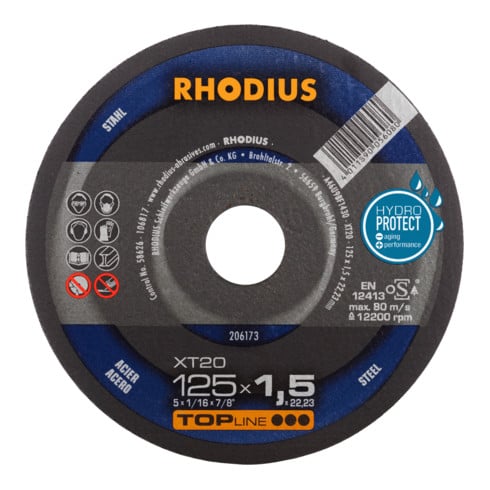 Disque de tronçonnage extra-fin Rhodius XT20