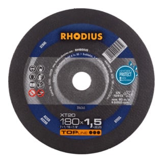 RHODIUS TOPline XT20 Meule à tronçonner extra fine
