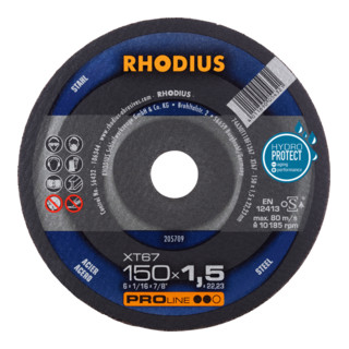 RHODIUS PROline XT67 Meule à tronçonner extra fine