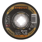 RHODIUS ALPHAline XT70 X-LOCK Disque à tronçonner extra fin