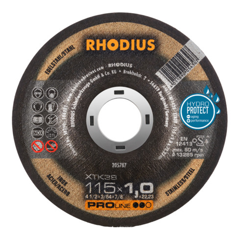 RHODIUS PROline XTK38 Meule à tronçonner extra fine