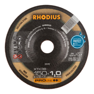 RHODIUS PROline XTK38 Meule à tronçonner extra fine