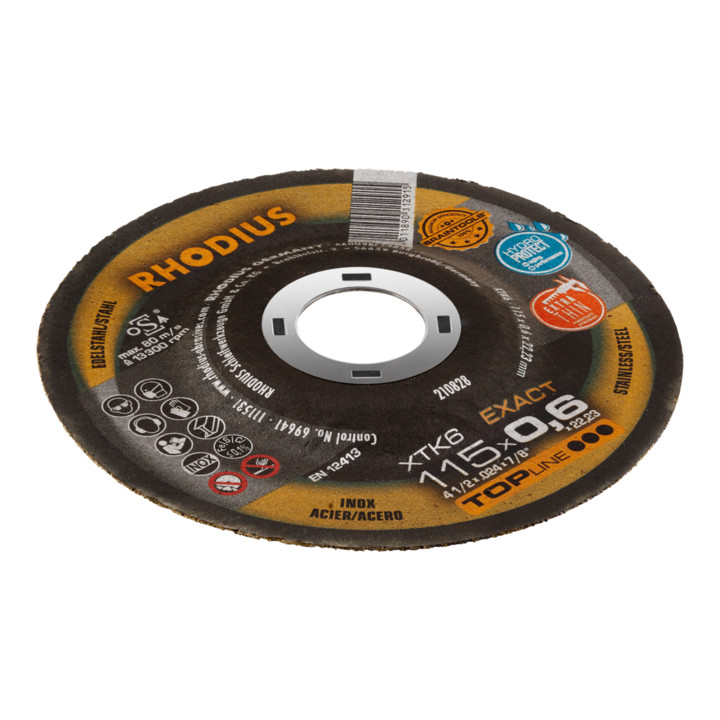 Disque de tronçonnage extra-fin Rhodius XTK6 EXACT BOX
