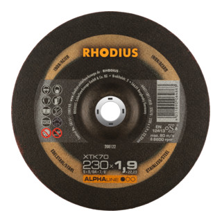 Disque de tronçonnage extra-fin Rhodius XTK70