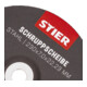 Disque d'ébarbage STIER, 230 x 7,0 x 22,23, forme 27 / 10 pièces