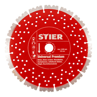 Disque diamant universel STIER Premium