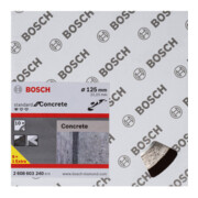 Disque diamanté Bosch Standard pour le béton, 125 x 22,23 x 1,6 x 10 mm-5