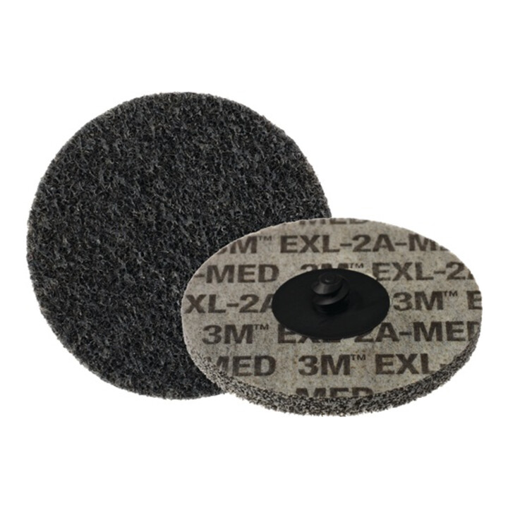 Disque en non-tissé compact Scotch Brite XL-DR D. 50,8 mm fine gris 22100 min-¹