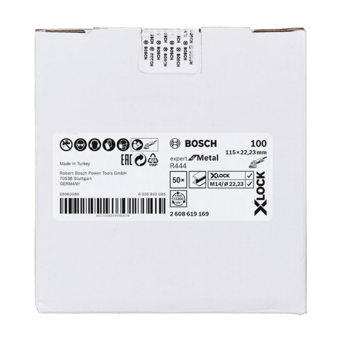Disque fibre Bosch X-LOCK R444 Expert pour le métal